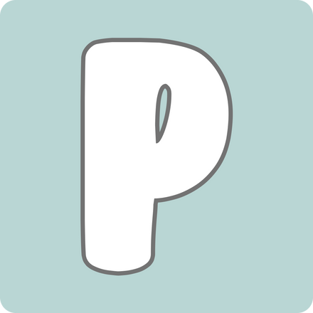 Pastel color alphabet