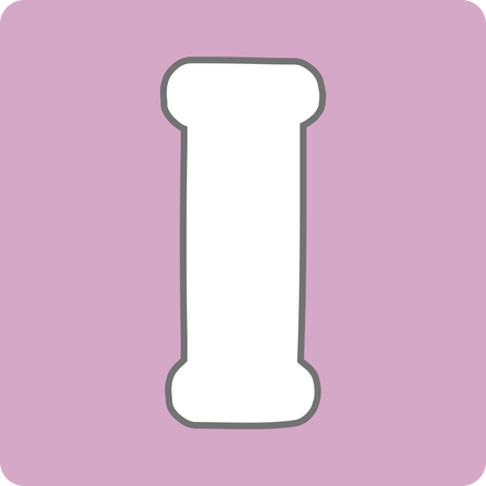Cute Alphabet Pastel Color