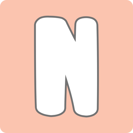 Pastel color alphabet