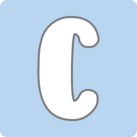 Cute Alphabet Pastel Color