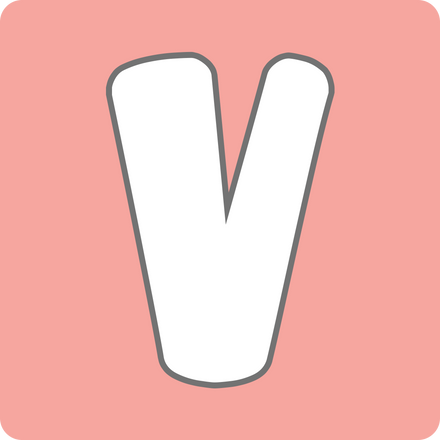 Pastel color alphabet