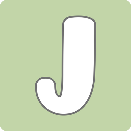 Cute Alphabet Pastel Color