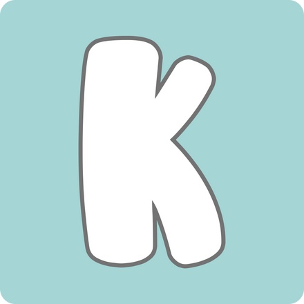 Pastel color alphabet